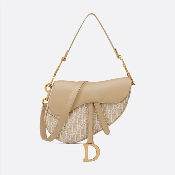 Dior Monogram Saddle Bag Tan - Picture 6 of 8